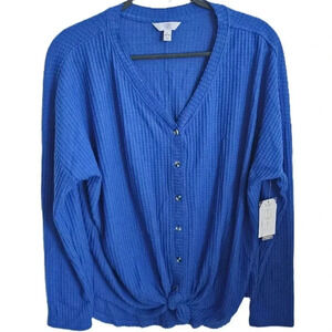 Time and Tru Blue‎ Top NWT